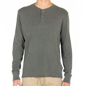 Original Paperbacks Pine Green LS Henley